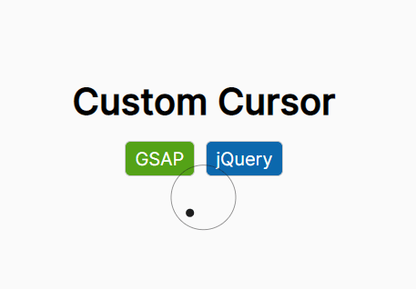 Interactive Custom Cursor